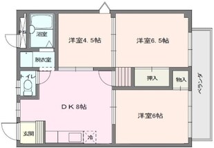 スカイハイツの物件間取画像